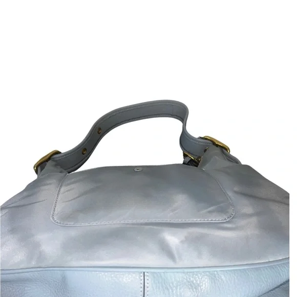 Coach EUC Bluebell Nylon & Leather Cargo Hobo Bag - Picture 12 of 13